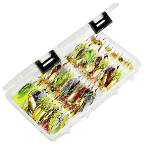 Image of the Plano 3700 Elite Series Spinnerbait StowAway Organizer Clear.