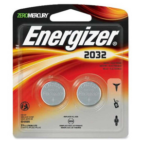Energizer CR2032 3 Volt Lithium Battery, Pack of 2 Image