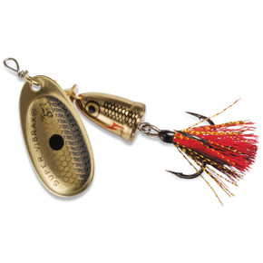 Image of the Vibrax Foxtail 1/8 oz. Gold Shiner.