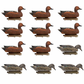 Final Approach HD Cinnamon Teal Floaters Decoys - 12 Pack Image Final Approach HD Cinnamon Teal Floaters Decoys - 12 Pack Image
