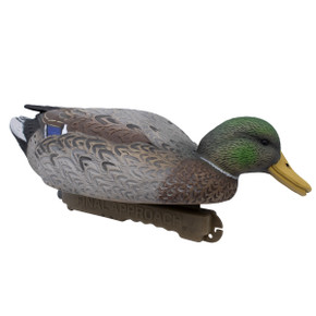 Final Approach Live Early Season Mallard Duck Feeder Decoy Front Angled Image