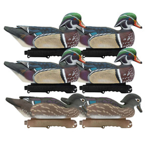 Image of the Final Approach LIVE Floating Wood Duck Decoys, 6 Pack.