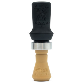 Pacific Calls Dueces Double Reed Duck Call Image in Black/Tan