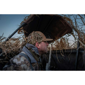 Drake Ghillie 4-Man Blind with No-Shadow Dual Action Top Mossy Oak Bottomland