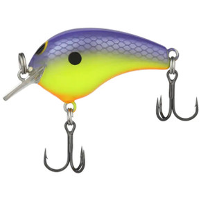 Shimano MacBeth Tiny Hard Lure Image in Purple Back Chartreuse