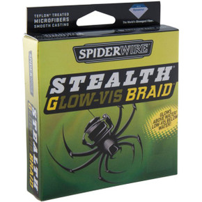 Stealth Glow-Vis Green Braid, 50-lb. 125 Yard Spool !