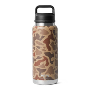 Rambler 36 oz. Water Bottle with Chug Cap Image in Wetlands Camo
