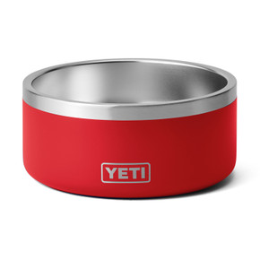 Yeti Boomer 8 Dog Bowl in Rescue Red