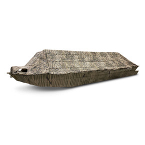 Image of the Beavertail 1400 Series Waterfowl Boat Blind in Blind Spot Timber