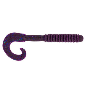 Image of the PowerBait MaxScent 6" Lunch Worm in Plum Apple