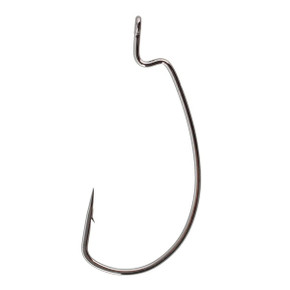 Gamakatsu Offset Extra Wide Gap Worm Hook Image in Black