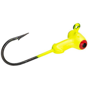 Strike King Mr. Crappie Sausage Head Jig Head image in Chartreuse