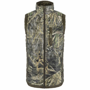 Drake Waterfowl Synthetic Down Pac-Vest Image in Mossy Oak Habitat