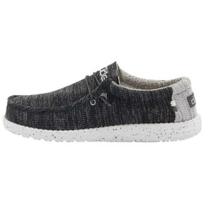 Hey Dude Wally Stretch Men's Shoes Image in Meteorite