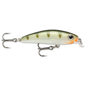 Johnson Silver Minnow, 1/4oz Orange/green/nickel fishing spoon #17738