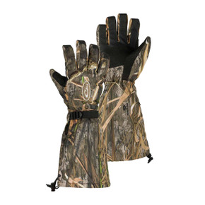 Image of Drake Refuge Gore-Tex Double-Duty Decoy Gloves in Mossy Oak Habitat