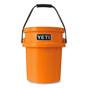 Yeti LoadOut 5-Gallon Bucket Image in King Crab Orange