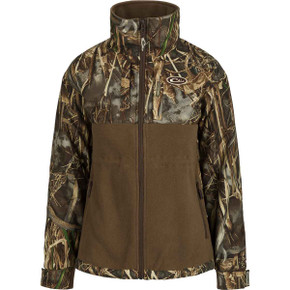 Drake Women's Eqwader Plus Full Zip - Realtree Max 7