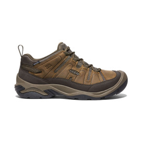 Keen Men's Circadia Waterproof Boot Image in Shitake Brindle