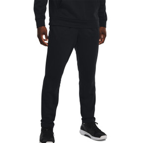 Under Armour Men's Armour Fleece Pants Image in Black front