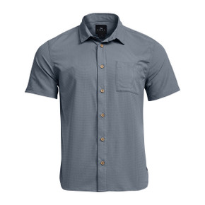 Sitka Mojave Button Down Short-Sleeve Shirt Image in Thunder