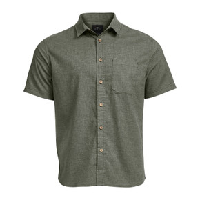 Ambary Short-Sleeve Shirt Image in Herb Green Heather
