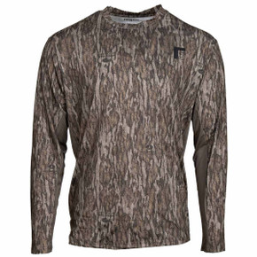 Image of Rogers Elite Chill Long Sleeve Tee with Bug Protection in Mossy Oak Bottomland