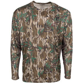 Image of Rogers Elite Chill Long Sleeve Tee with Bug Protection in Mossy Oak Greenleaf
