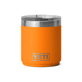 Yeti Rambler 10 oz. Stackable Lowball 2.0 Image in King Crab Orange