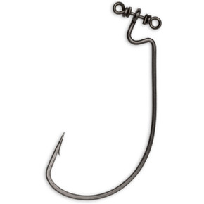 Spinshot Wide Gap Hook, Size 1/0, Black Nickel, 4 Pack