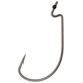 Wide Gap, Black Nickel, Hook Size 2/0, 6 Pack