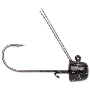 Finesse Weedless Jig, 1/4 oz, Black, 4 Pack