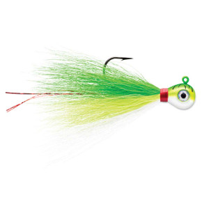 Bucktail Jig 3/8 Green Fire UV