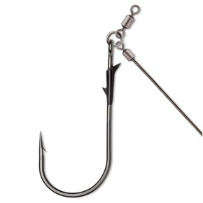 Image of the VMC Tokyo Rig Heavy Duty Flippin' Black Nickel 5/0 Hook.