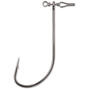 Spinshot Neko Hook, Black Nickel, Size 6, 4 Pack