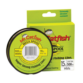 Lew's Mr. Catfish 500-Yard Hi-Vis Mega Spool Image