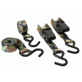 Camouflage Ratchet Tie Down - 4 Pack
