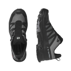 Salomon X Ultra 4 Hiking Shoes Image Quiet Shade-Black