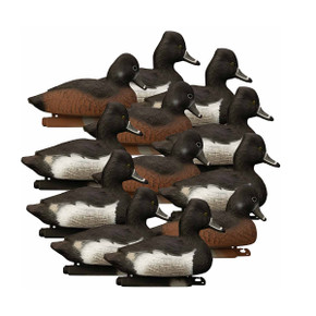 Higdon Standard Ringneck Foam-Filled Floating Duck Decoys 12 Pack Image Higdon Standard Ringneck Foam-Filled Floating Duck Decoys 12 Pack Image