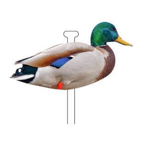 FLATS Standard Mallard Duck Silhouette Decoys Drake Up Right