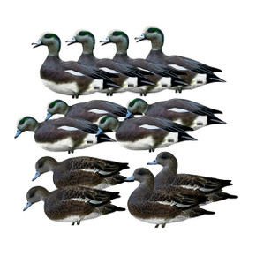 Avery/GHG Pro-Grade Wigeon Duck Silhouette Decoys, 12 Pack