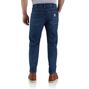 Carhartt Force Straight Fit Low Rise 5 Pocket Tapered Jean, Back View