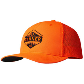image of danner Blaze Orange Trucker Cap.