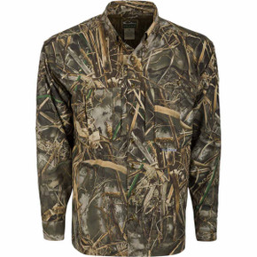 Drake EST Camo Flyweight Wingshooter's Long-Sleeve Shirt - Realtree Max 7