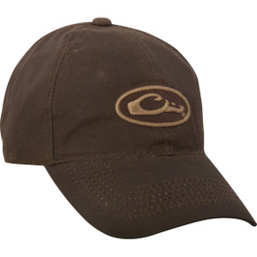 Drake Waterfowl 8 oz. Waxed Canvas Cap in Brown