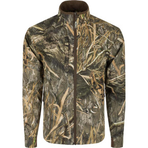 Drake MST Windproof Softshell Jacket Image in Mossy Oak Habitat