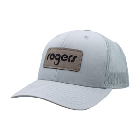 image of Rogers Richardson 112 Balsa Leather Logo Patch Cap in Quarry.