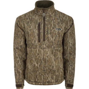 Drake MST 1/4 Zip Hole Shot Hooded Windproof Eqwader Image - Mossy Oak Bottomland Drake MST 1/4 Zip Hole Shot Hooded Windproof Eqwader Image - Mossy Oak Bottomland