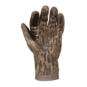 Thacha L-2 Midweight Fleece Glove Palm Image in Mossy Oak Bottomland