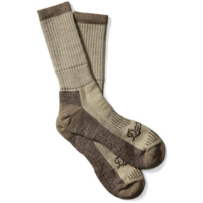 Danner Hunt Midweight Merino Brown Heather Crew Socks Product Image